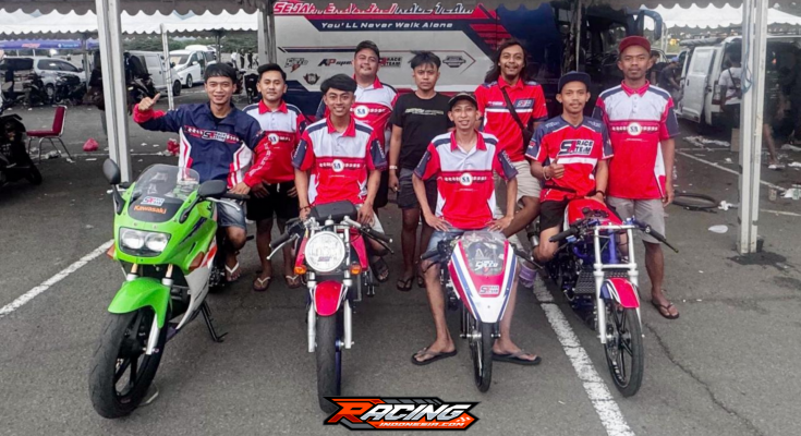 Podium Ganda Sejahtera Abadi Raceteam Di Kelas Sport 2 Tak Tu 155 cc Frame Standar Open